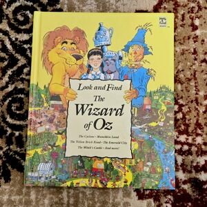 1993 The Wizard of Oz Look And Find Childrens Classic Stories Illustrated Book
